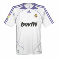 Real Madrid Retro Soccer Jersey Home 2007/08