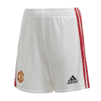 20/21 Manchester United Home White Jerseys Short