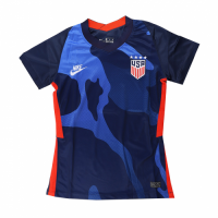 2020 USA Away Four Stars Navy Women's Jerseys Shirt