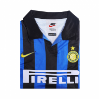 Inter Milan Retro Soccer Jersey Home Long Sleeve Replica 1998/99