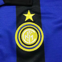 Inter Milan Retro Soccer Jersey Home Long Sleeve Replica 1998/99