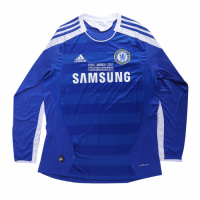 11/12 Chelsea Home Blue Retro Long Sleeve Jerseys Shirt