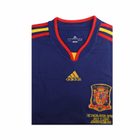 Spain Retro Soccer Jersey Away Long Sleeve Replica World Cup 2010