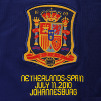 Spain Retro Soccer Jersey Away Long Sleeve Replica World Cup 2010
