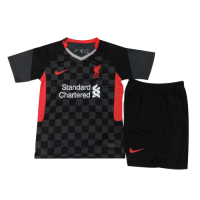 Liverpool Kid's Soccer Jersey Third Away Kit (Shirt+Short) 2020/21