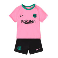 Barcelona Kid's Soccer Jersey Third Away Kit (Shirt+Short) 2020/21
