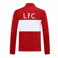 20/21 Liverpool Red&White High Neck Collar Training Jacket