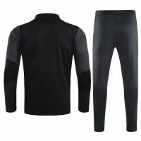 20/21 Manchester City Dark Gray Zipper Sweat Shirt Kit(Top+Trouser)