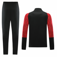 20/21 AC Milan Black High Neck Collar Training Kit(Jacket+Trouser)