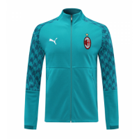 20/21 AC Milan Cyan High Neck Collar Training Jacket