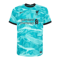 Liverpool Soccer Jersey Away Whole Kit (Shirt+Short+Socks) Replica 2020/21
