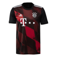 20/21 Bayern Munich Third Away Black&Red Jerseys Shirt