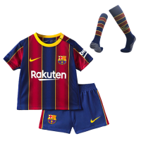 Barcelona Kid's Soccer Jersey Home Whole Kit (Shirt+Short+Socks) 2020/21