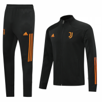 20/21 Juventus Black&Orange High Neck Training Kit(Jacket+Trouser)