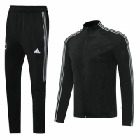 20/21 Juventus Black High Neck Training Kit(Jacket+Trouser)