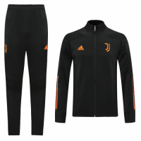 20/21 Juventus Black&Orange High Neck Training Kit(Jacket+Trouser)