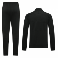 20/21 Barcelona Black High Neck Collar Player Version  Training Kit(Jacket+Trouser)