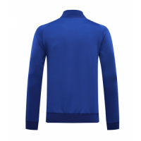 20/21 Barcelona Blue High Neck Collar Training Jacket