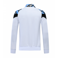 20/21 Manchester City White High Neck Collar Training Jacket