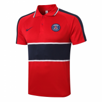 20/21 PSG Grand Slam Polo Shirt-Red&Navy