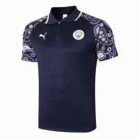 20/21 Manchester City Grand Slam Polo Shirt-Navy