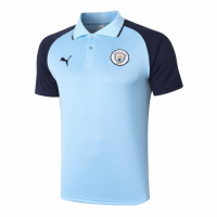 20/21 Manchester City Grand Slam Polo Shirt-Navy&Blue