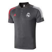 20/21 Real Madrid Core Polo Shirt-Dark Gray