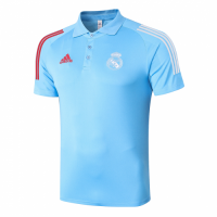 20/21 Real Madrid Core Polo Shirt-Blue