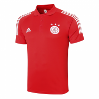 20/21 Ajax Core Polo Shirt-Red