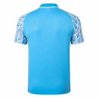 20/21 Marseille Grand Slam Polo Shirt-Blue