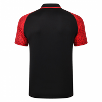 20/21 AC Milan Core Polo Shirt-Red&Black
