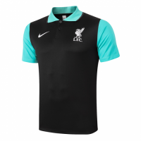 20/21 Liverpool Core Polo Shirt-Black&Green