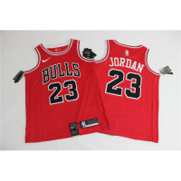 Men's Chicago Bulls Michael Jordan N0.23 Red Swingman Jersey