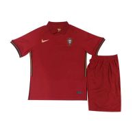 Portugal Kid's Soccer Jersey Home Kit (Shirt+Short) 2020