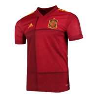 2020 Spain Home Red Soccer Jerseys Kit(Shirt+Short)