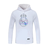 20/21 Real Madrid White Hoody Sweater