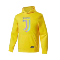 20/21 Juventus Yellow Hoody Sweater