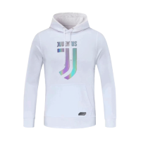20/21 Juventus White Hoody Sweater