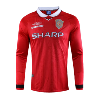 Manchester United UCL Final Retro Jersey Home Long Sleeve 1999/00