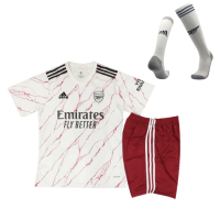 Arsenal Kid's Soccer Jersey Away Whole Kit (Shirt+Short+Socks) 2020/21