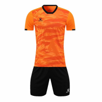 Kelme Customize Team Soccer Jersey Kit (Shirt+Short) Orange - 1003