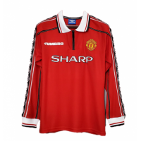 Manchester United Retro Jersey Long Sleeve Home 1998