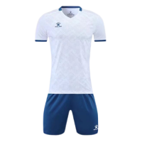 Kelme Customize Team Soccer Jersey Kit (Shirt+Short) White - 1006