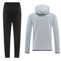 Customize Hoodie Training Kit (Jacket+Pants) Gray 2021/22