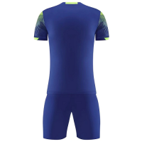 NK-907 Customize Team Blue&Green Soccer Jersey Kit(Shirt+Short)