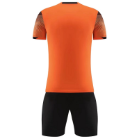 NK-907 Customize Team Orange Soccer Jersey Kit(Shirt+Short)
