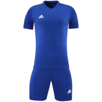 Customize Team Blue Soccer Jersey Kit(Shirt+Short) 721