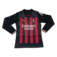 AC Milan Soccer Jersey Long Sleeve Home Replica 2022/23