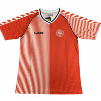 Denmark Retro Soccer Jersey Home Replica 1986