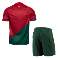 Portugal Jersey Home Kit(Jersey+Shorts) Replica World Cup 2022